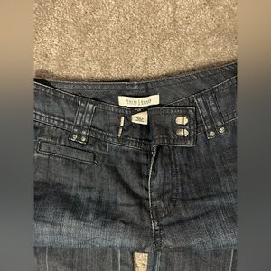 White House Black Market High-Rise Dark Blue Jeans